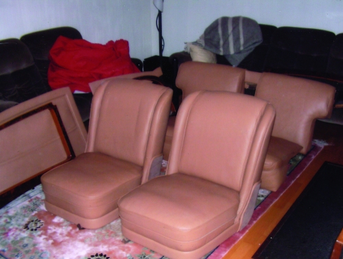 The seats and trim upholstered in best leather